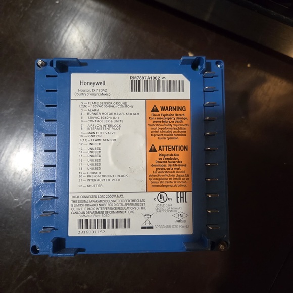 Honeywell Blue Control Module - Picture 2 of 15